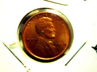 1909 - P Gem Brilliant Uncirculated Lincoln Cent Strong Details Full Wheat Lines photo