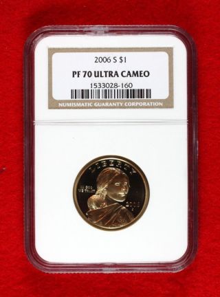 Perfect 2006 - S Sacagawea Dollar Graded Pf 70 Ultra Cameo By Ngc photo