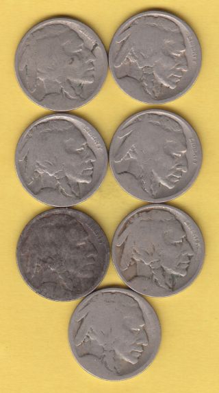No Date Buffalo Nickels / For Hobo Craft Projects Use photo