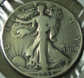 1944 Walking Liberty Silver Half Dollar photo