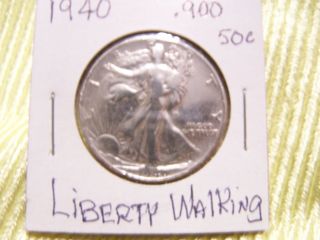 1940 50c Walking Liberty Half Dollar photo