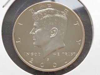 2002 - S Kennedy Half Dollar Nickel Clad Bu Proof U.  S.  Coin D2124 photo