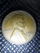 1957 D Lincoln Wheat Cent W/ Lamination And Cud Errors Coins: US photo 8
