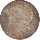 1881 - O Us Morgan Silver Dollar $1 - Pcgs Ms64 - Pretty Blue Green Toning Dollars photo 2