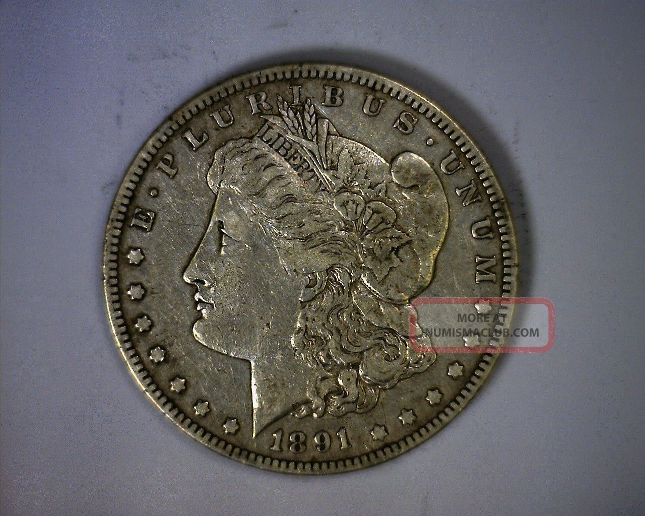 1891cc Morgan Silver Dollar Coin Carson City 1891 Cc
