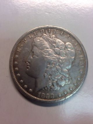 1899 - O $1 Morgan Silver Dollar Vvf photo