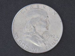 1952 - D Franklin Half Dollar Au Silver U.  S.  Coin A2964 photo