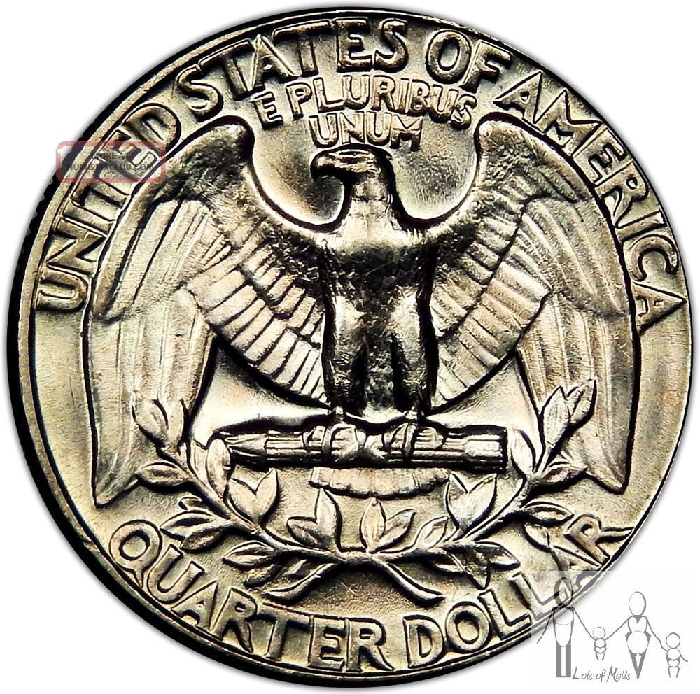1970 D Gem Bu Unc Toned Washington Quarter 25c Us Coin B95