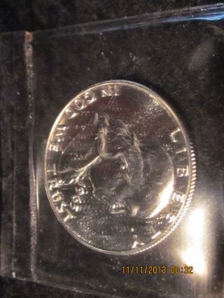 1963 Shiny Proof Franklin Half Dollar photo