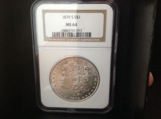 1879 - S Morgan Dollar - Ms - 64 Ngc photo