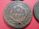 4 Braided Hair Us Large Cents 1846 1847 & 2 1848 Dates - Great Golf Ball Markers Large Cents photo 8
