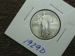 1929 - D Standing Liberty Quarter With Full 4 Digit Date photo