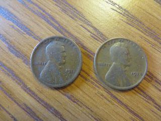 1912d 1919 1919s 1924 1925 1929 1934d 1934d Lincoln Cents photo