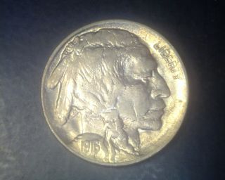 1916 - D Buffalo Nickel.  Bu Coin. photo
