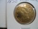 1850 Ten Dollar Gold Piece Large Date No Motto Gold photo 2
