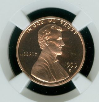 1999 - Slincoln Cent Ngc Pr69 Red Ultra Heavy Cameo Finest Registry photo