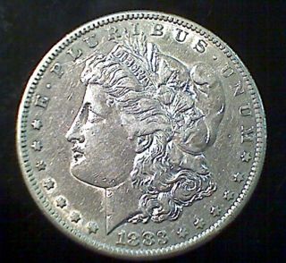 1883 - S Morgan Dollar Au photo