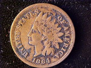 Indian One Cent 1864 - L photo