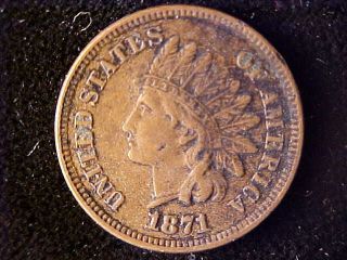 Indian One Cent 1871 1 photo
