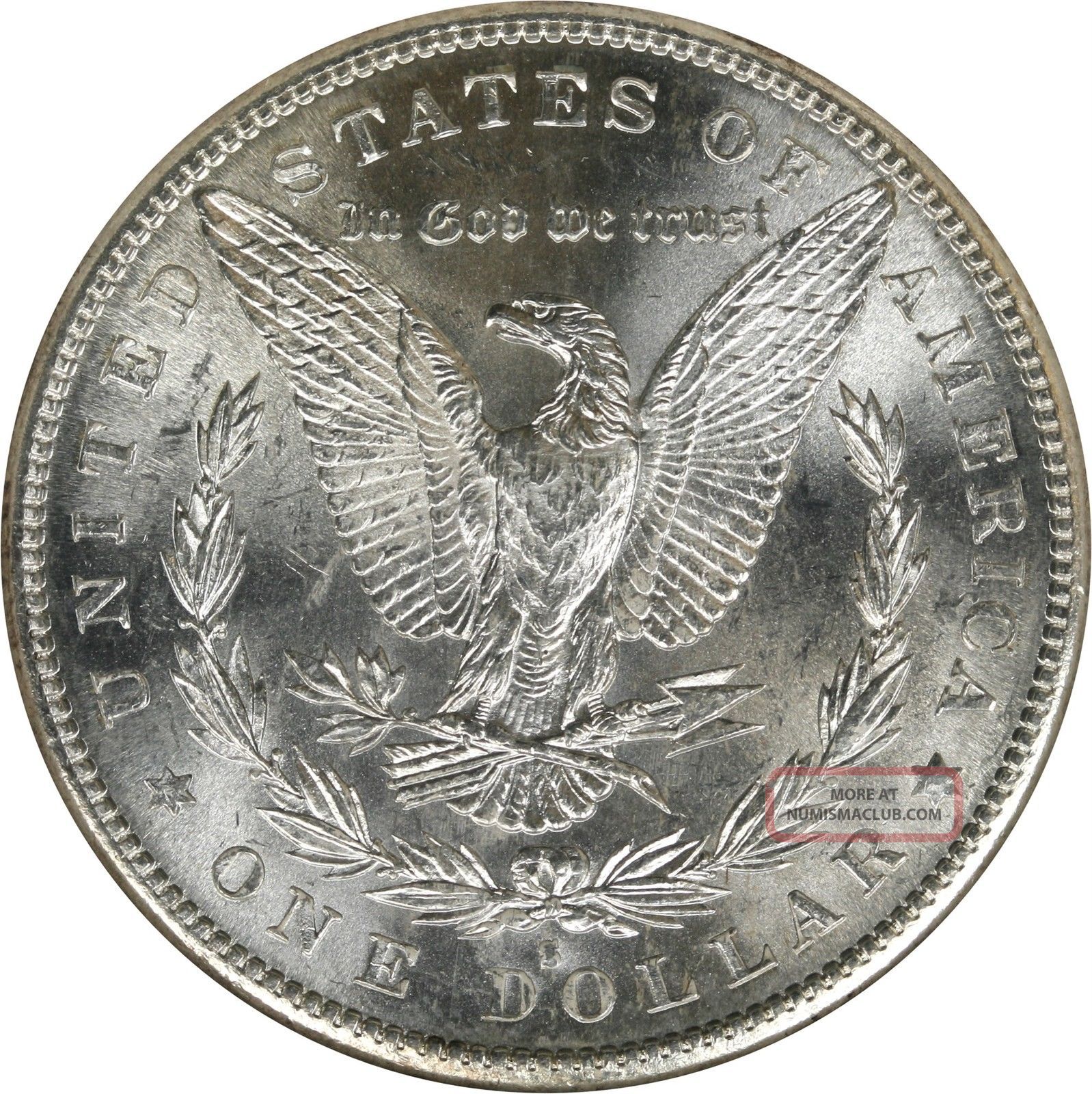 1882 - S Morgan Silver Dollar $1 Ngc Ms66 Lustrous Coin Light Gold Toning