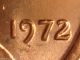 1972 1c Doubled Die Variety (tail Of 2) Bu Small Cents photo 4
