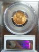 1945 - S Lincoln Cent Wheat Cent Pcgs Ms - 65 Rd 1c Red Wheat Penny Small Cents photo 3