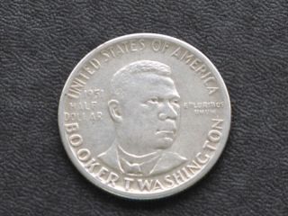 1951 - P Booker T.  Washington Commemorative Half A6735 photo