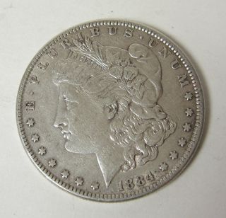 1884 P Morgan One Silver Dollar United States Philadelphia Usa Eagle 1 Coin photo