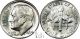 1964 D Gem Bu Unc Roosevelt Silver Dime 10c Us Coin A63 Dimes photo 1