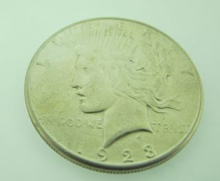 1923 Peace Silver Dollar United States Coin - 121 photo