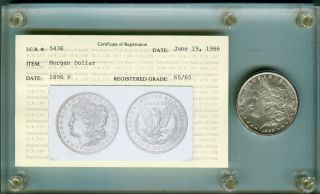 1898 Morgan Silver Dollar Very Choice Bu Vam 9 photo