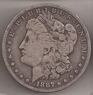 1887 - O Silver Morgan Dollar photo