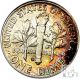 1960 D Toned Roosevelt Silver Dime 10c Us Coin A84 Dimes photo 2