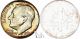 1961 D Toned Roosevelt Silver Dime 10c Us Coin A85 Dimes photo 1