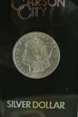 1885 - Cc Morgan Dollar $1 Ms 62 Ngc Gsa Hoard Box And [234] photo