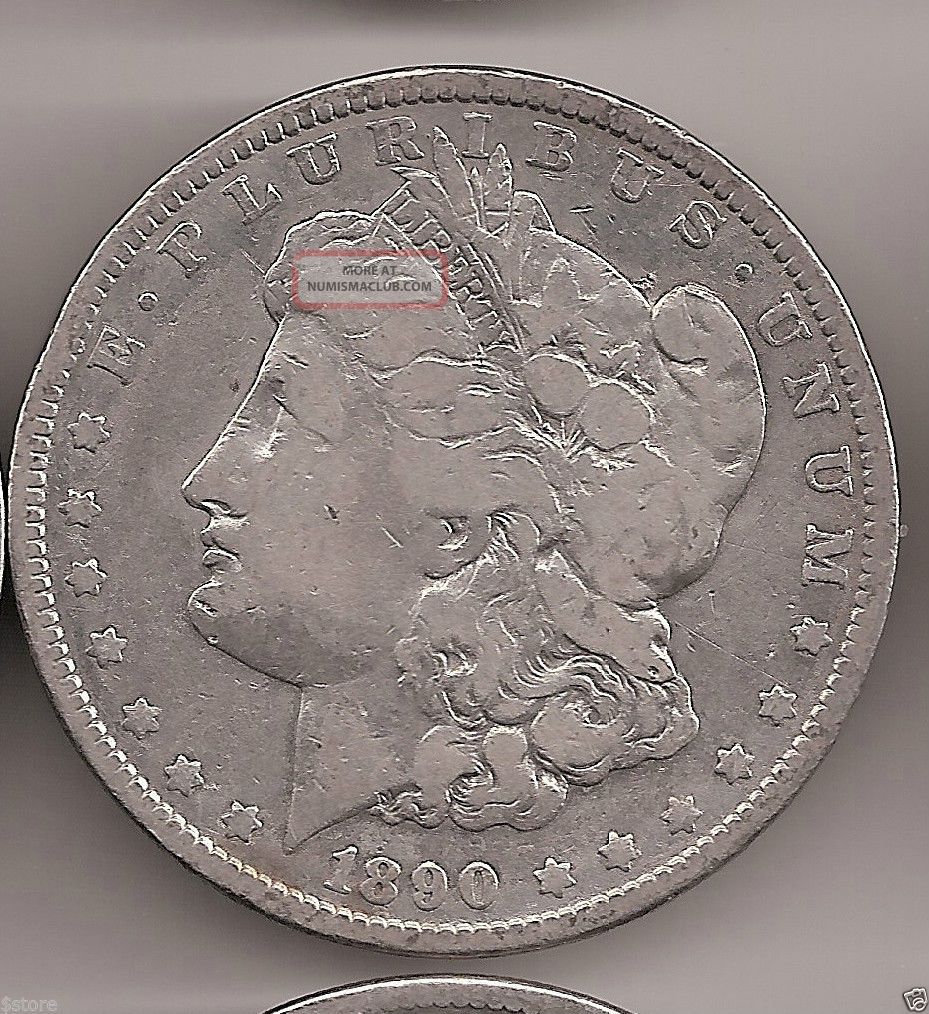 1890 P Silver Morgan Dollar