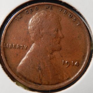 1914 Lincoln Wheat Cent Extremely Fine photo