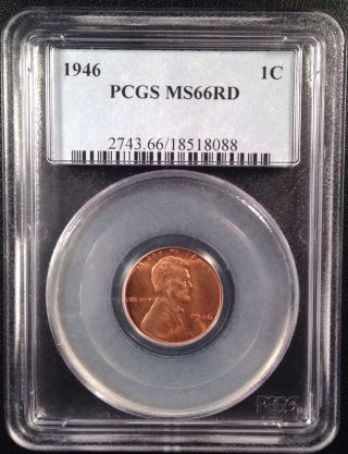 1946 Lincoln Wheat One Cent Pcgs Ms66rd    18518088 photo