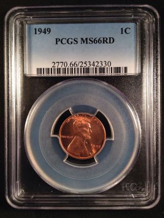 1949 Lincoln Wheat One Cent Pcgs Ms66rd   25342330 photo