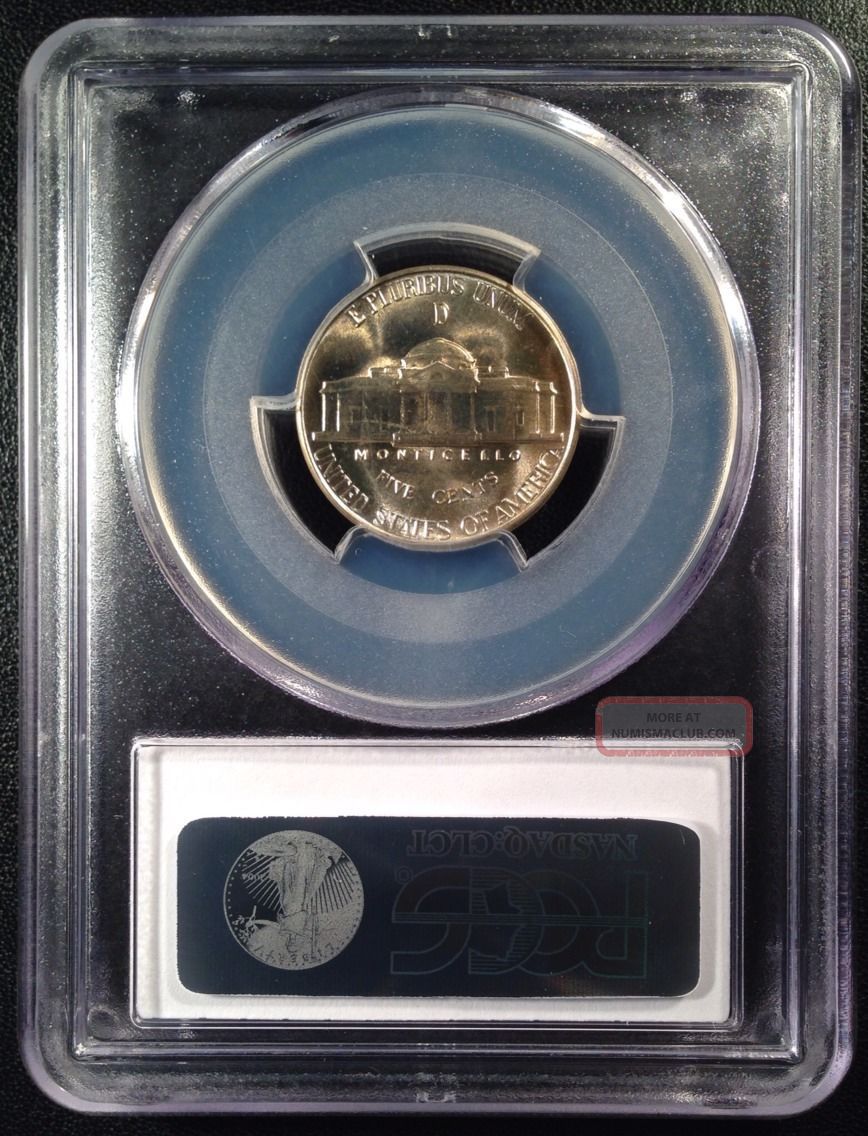 1945 D Jefferson Nickel Five Cent Pcgs Ms67 28593039