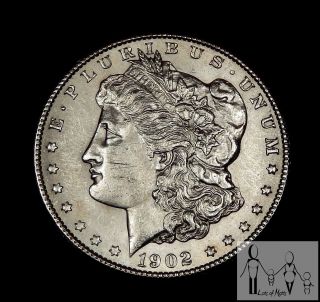 1902 O Choice Brilliant Uncirculated Ch Bu Morgan Silver Dollar Unc 1$ Us Bl photo