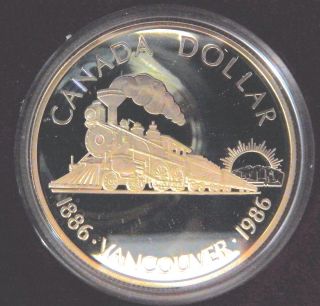 Canada 1986 Silver Dollar Proof photo