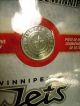 Winnipeg Jets.  50 Cents Commemorative Coin.  Uncirculated Coins: Canada photo 2