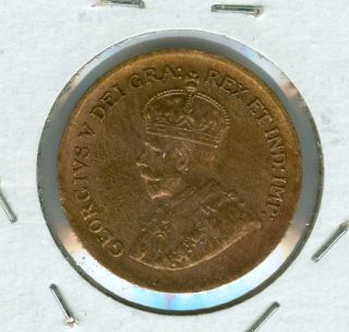 1930 Canada Cent Red Top Grade State. photo