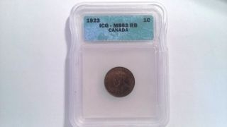 Ms - 63 1923 Canada One Cent photo