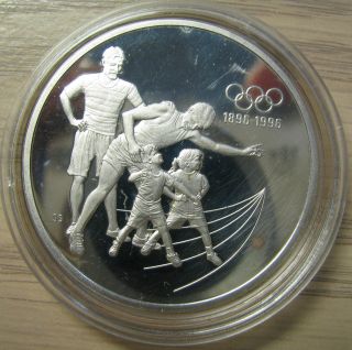 1992 Proof $15 Olympics - Spirit Of The Generations Canada.  925 Silver Coin Only photo