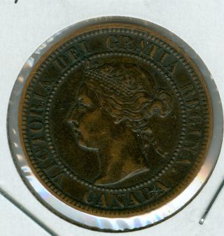 1899 Canada Large Cent Ef Plus Grade. photo