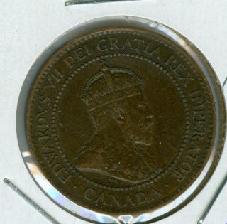 1902 Canada Large Cent Ef Grade. photo