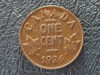 Canada 1924 Fine Small Cent photo