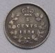 Canada 1886 Five Cents Silver Coin Scarce Variety N1 - 088 Coins: Canada photo 5